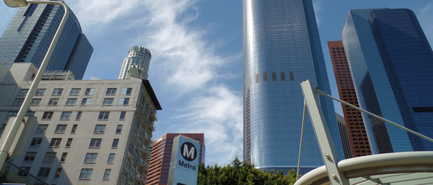 the picture of la downtown